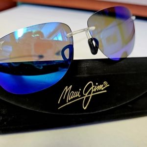 Maui Jim Polarized Rimless Sunglasses